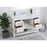 Elegant Kitchen/Bath Theo 48" Single Bathroom Vanity, White