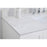 Elegant Theo 48" Single Bathroom Vanity, White/Backsplash
