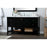 Elegant Kitchen/Bath Theo 60" Single Bathroom Vanity, Black