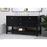 Elegant Kitchen/Bath Theo 60" Double Bathroom Vanity, Black