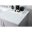 Elegant Kitchen/Bath Theo 60" Single Bathroom Vanity, Gray
