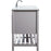 Elegant Kitchen/Bath Theo 60" Single Bathroom Vanity, Gray