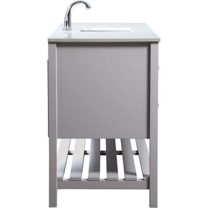 Elegant Kitchen/Bath Theo 60" Single Bathroom Vanity, Gray