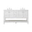 Elegant Kitchen/Bath Theo 60" Double Bathroom Vanity, White - VF16460DWH