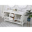 Elegant Kitchen/Bath Theo 60" Double Bathroom Vanity, White