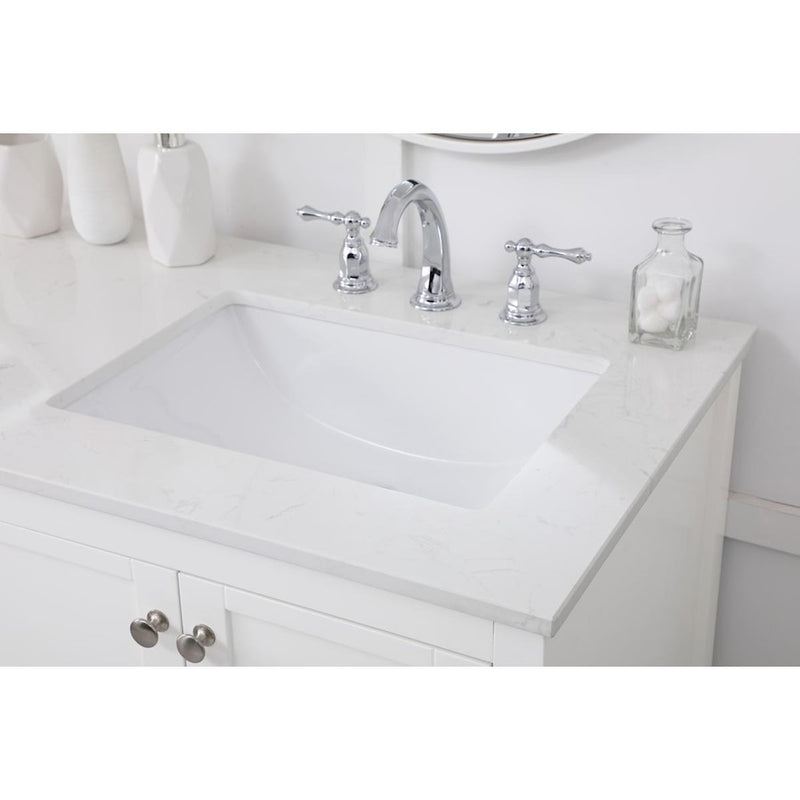 Elegant Kitchen/Bath Theo 60" Double Bathroom Vanity, White