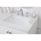 Elegant Kitchen/Bath Theo 60" Double Bathroom Vanity, White