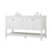 Elegant Kitchen/Bath Theo 60" Double Bathroom Vanity, White