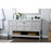 Elegant Kitchen/Bath Theo 60" Single Bathroom Vanity, Grey
