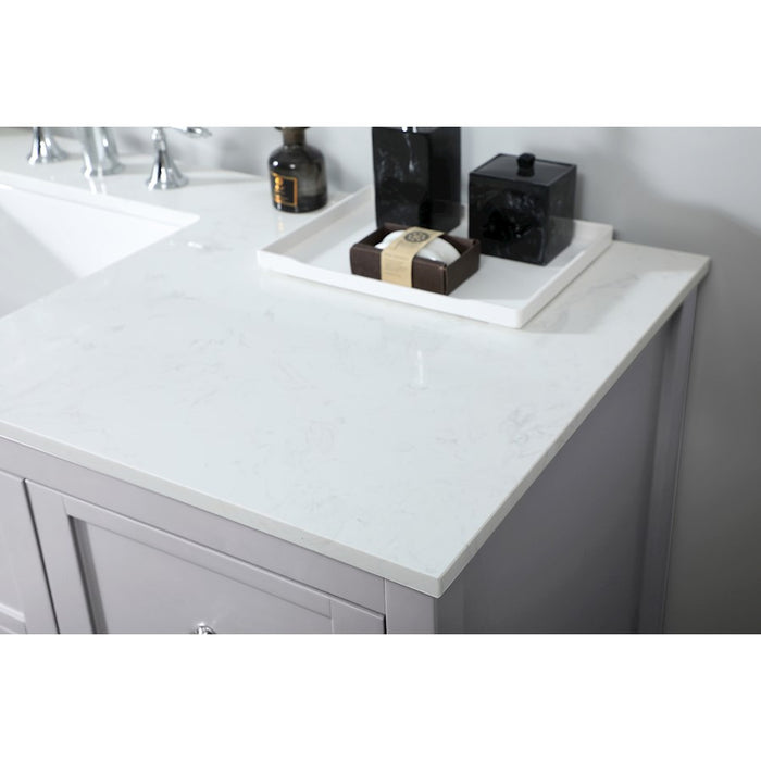 Elegant Kitchen/Bath Theo 60" Single Bathroom Vanity, Grey