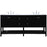 Elegant Kitchen/Bath Theo 72" Double Bathroom Vanity, Black - VF16472DBK