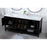 Elegant Kitchen/Bath Theo 72" Double Bathroom Vanity, Black