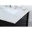 Elegant Kitchen/Bath Theo 72" Double Bathroom Vanity, Black
