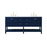 Elegant Kitchen/Bath Theo 72" Double Bathroom Vanity, Blue - VF16472DBL