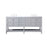 Elegant Kitchen/Bath Theo 72" Double Bathroom Vanity, Gray - VF16472DGR