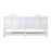 Elegant Kitchen/Bath Theo 72" Double Bathroom Vanity, White - VF16472DWH