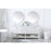 Elegant Kitchen/Bath Theo 72" Double Bathroom Vanity, White