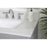 Elegant Moore 30" Single Bathroom Vanity, Grey/Backsplash