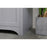 Elegant Moore 30" Single Bathroom Vanity, Grey/Backsplash