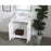 Elegant Moore 30" Single Bathroom Vanity, White/Backsplash