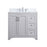Elegant Moore 36" Single Bathroom Vanity, Grey/Backsplash - VF17036GR-BS