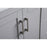 Elegant Moore 36" Single Bathroom Vanity, Grey/Backsplash