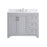 Elegant Moore 42" Single Bathroom Vanity, Grey/Backsplash - VF17042GR-BS