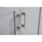 Elegant Moore 42" Single Bathroom Vanity, Grey/Backsplash