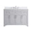 Elegant Moore 48" Single Bathroom Vanity, Grey/Backsplash - VF17048GR-BS