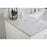 Elegant Moore 48" Single Bathroom Vanity, White/Backsplash