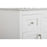 Elegant Moore 48" Single Bathroom Vanity, White/Backsplash