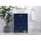 Elegant Kitchen/Bath Sommerville 24" Single Bathroom Vanity, Blue