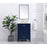 Elegant Kitchen/Bath Sommerville 24" Single Bathroom Vanity, Blue