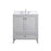Elegant Sommerville 30" Single Bathroom Vanity, Grey/Backsplash - VF18030GR-BS