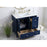 Elegant Kitchen/Bath Sommerville 36" Single Bathroom Vanity, Blue