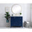Elegant Kitchen/Bath Sommerville 36" Single Bathroom Vanity, Blue