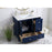 Elegant Sommerville 36" Single Bathroom Vanity, Blue/Backsplash