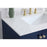 Elegant Sommerville 36" Single Bathroom Vanity, Blue/Backsplash