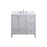 Elegant Sommerville 36" Single Bathroom Vanity, Grey/Backsplash - VF18036GR-BS