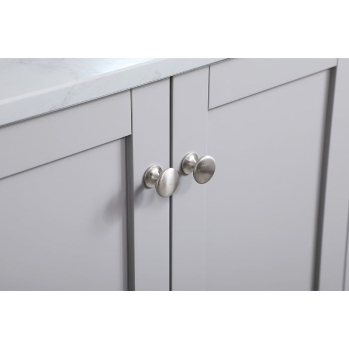 Elegant Sommerville 36" Single Bathroom Vanity, Grey/Backsplash