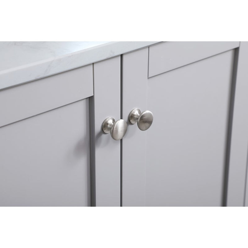 Elegant Sommerville 36" Single Bathroom Vanity, Grey/Backsplash