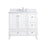 Elegant Sommerville 36" Single Bathroom Vanity, White/Backsplash - VF18036WH-BS