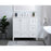 Elegant Sommerville 36" Single Bathroom Vanity, White/Backsplash