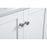 Elegant Sommerville 36" Single Bathroom Vanity, White/Backsplash