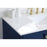 Elegant Kitchen/Bath Sommerville 42" Single Bathroom Vanity, Blue