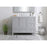 Elegant Sommerville 42" Single Bathroom Vanity, Grey/Backsplash