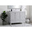Elegant Sommerville 42" Single Bathroom Vanity, Grey/Backsplash