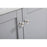 Elegant Sommerville 42" Single Bathroom Vanity, Grey/Backsplash
