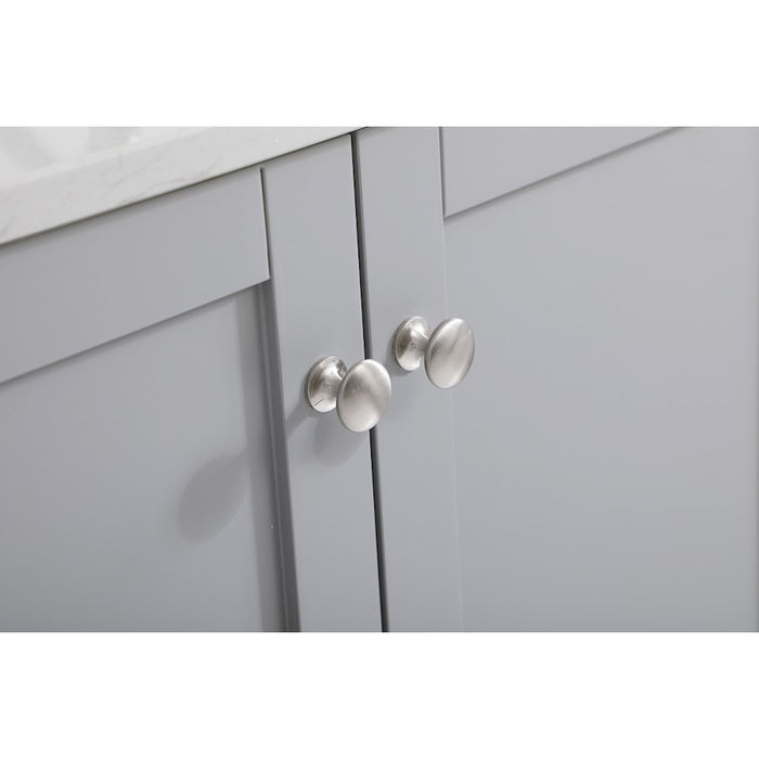 Elegant Sommerville 42" Single Bathroom Vanity, Grey/Backsplash