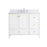 Elegant Sommerville 42" Single Bathroom Vanity, White/Backsplash - VF18042WH-BS